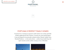 Tablet Screenshot of martinhalresidences.com